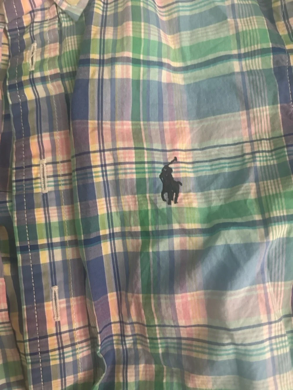 Ralph Lauren Boys Cotton Plaid Button-Down Shirt